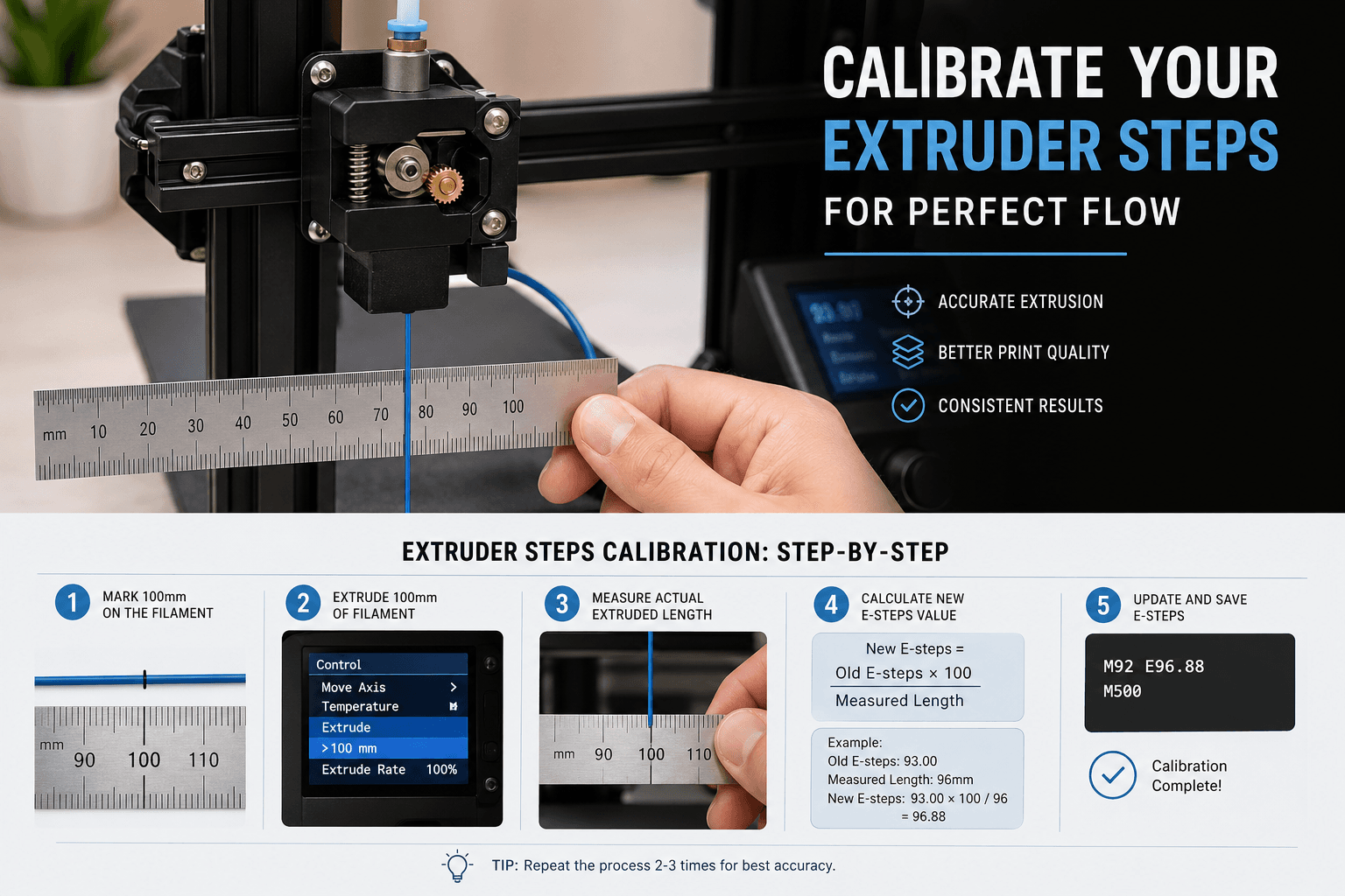 How to Calibrate Your 3D Printer Extruder Steps for Perfect Flow